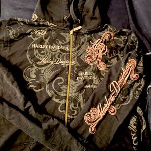 Harley Davidson zip up hoodie